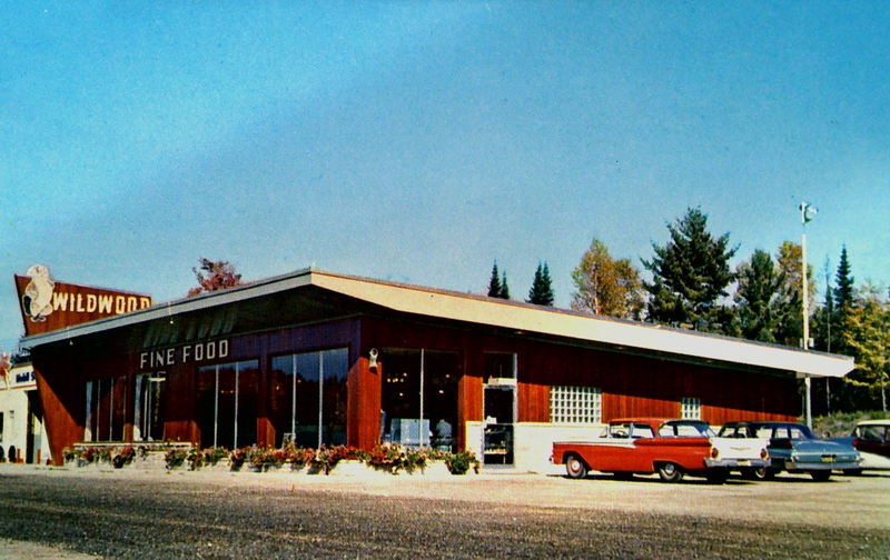 Wildwood Country Kitchen - Old Postcard (newer photo)